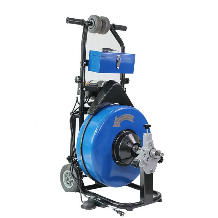 Discount Sewer Drain Clog Tool Casters Move Easily Drain Pipe Cleaning Machine