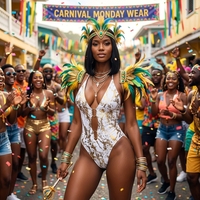 Pakaian Karnaval Trinidad untuk Wanita, Baju Renang Satu Potong Bermotif Ular dengan Tali, Bodysuit Malla Carnaval Mujer Estampado Dorado