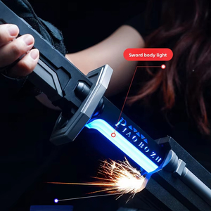 Nueva Espada de Juguete Luminosa de Plástico con Chispas de Siete Colores, Espada Samurai con Chispas para Niños y Niñas, Set de Regalo para Mayores de 14 Años - Product Image 1