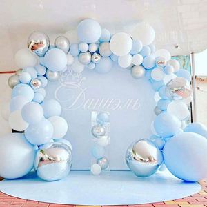 Kit de Arco de Globos de Látex para Fiestas de Cumpleaños, Bodas, Baby Shower, Navidad, con Colores Dorado, Plateado, Rojo Rosa y Morado - Product Image 5