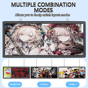 Màn hình LED quảng cáo ngoài trời P6 40x18 inch, hiển thị kỹ thuật số full màu, lập trình được qua WiFi/USB, hiển thị văn bản, hình ảnh, video cuộn, độ sáng 5000cd - Product Image 4