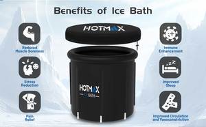 Vanace Bañera Inflable Portátil Redonda de PVC para 1 Persona, Unisex, 75 Galones, para Inmersión en Frío al Aire Libre, para Recuperación - Product Image 6