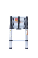 Échelle télescopique portable moderne en alliage d'aluminium TUV EN 131-6 2019, 3,2 m, 11 marches, capacité de charge de 150 kg, supermarché, salle de bain