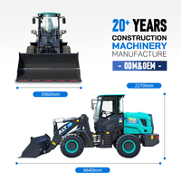 AOLITE E620 CE Minipala Compatta Idraulica a Controllo Elettrico per Tutti i Terreni, Piccola Pala Gommata Articolata per Costruzioni