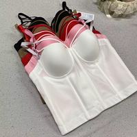 Großhandel Frauen Plus Size Bustier BH Top Fashion Shaper Bügel Unterstützung Zurück Langes Korsett De Mujer Tops Rojo