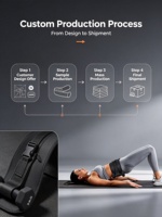 Ceinture de musculation réglable pour haltères et barres, bande d'assistance pour pont fessier, entraînement fitness lesté, nylon, pour hip thrust