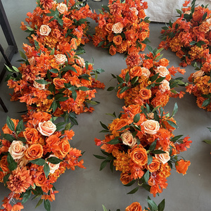 IFG 40cm Boules <span class=keywords><strong>de</strong></span> fleurs décoratives d'automne Orange brûlé pour les arrangements <span class=keywords><strong>de</strong></span> mariage - Product Image 3