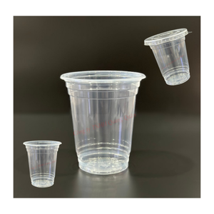 Tasse transparente jetable d'équipe professionnelle avec couvercles Matériaux plastiques écologiques durables Quang Quan Fabricant vietnamien - Product Image 2