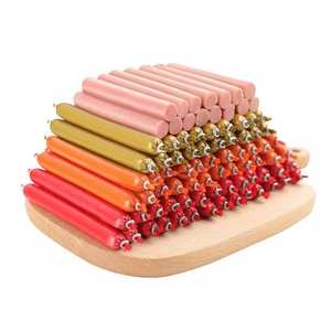 Friandises pour chiens et chats, saucisses au jambon, sans sel ni calcium, friandises pour chiots, mélange de saucisses, mélange d'aliments pour chats, mélange d'aliments pour chiens, boîte de 15 g en gros - Product Image 1