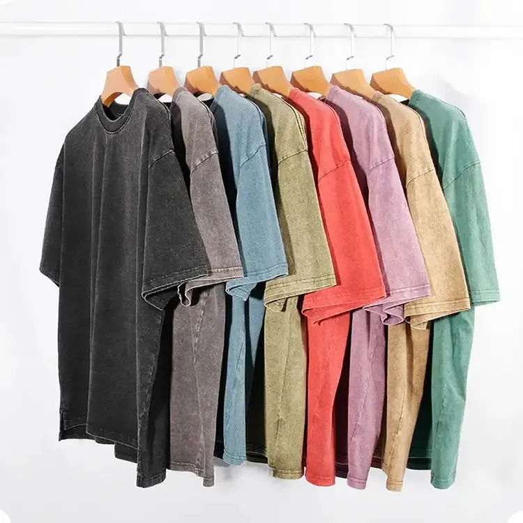 2024 Tùy Chỉnh Uomo Pima Cotton Tee T-Shirt Truyền Nhiệt Thiết Kế Quá Khổ Unisex Sang Trọng Rửa Axit T Áo Sơ Mi Cho Nam Giới