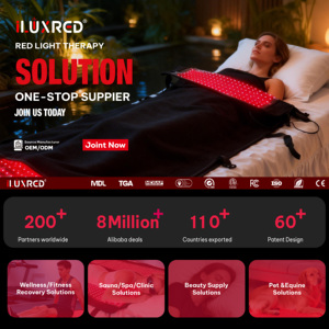 ILUXRED Ganzkörper Rotlichttherapie-Decke für den Heimgebrauch mit 660nm 850nm Infrarot-Lichttherapiematte für Sauna, Fitness und Yoga - Product Image 6