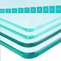 Kaca Pengaman Bangunan Desain Khusus 8mm 10mm 12mm Kaca Tempered Ganda Tunggal untuk Railing Balkon Tanpa Bingkai