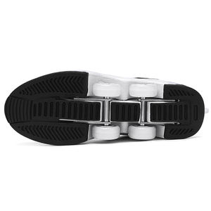 High Quality Kids Roller <strong>Shoes</strong> Double LED Light up Wheels Skate Sneaker Men Women 2-in-<strong>1</strong> Roller Skates Sneakers - Product Image 5