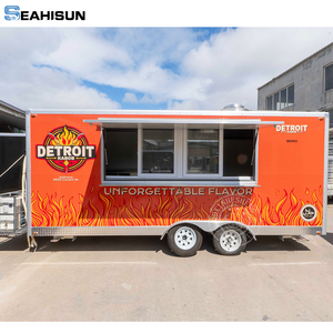 Remorque de restauration de rue, cuisine mobile, four à pizza, camion de café, camion de vente de glaces, camion de vente de fleurs, chariot à hot-dogs, camion de barbecue - Product Image 2
