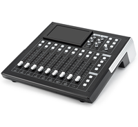 Console de mixage numérique professionnelle Mansender DV-16 16 canaux, DSP 24 bits, égaliseur 5 bandes, enregistreur intégré, construction métallique