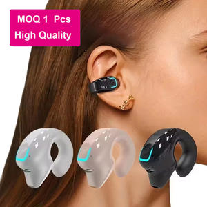 <span class=keywords><strong>Écouteurs</strong></span> sportifs sans fil <span class=keywords><strong>Bluetooth</strong></span> de haute qualité, <span class=keywords><strong>écouteurs</strong></span> à clip avec conduction osseuse, réduction de bruit, micro, casque - Product Image 1