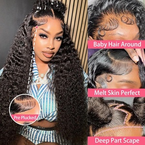 13x6 HD Lace Frontal Wigs Glueless Wigs Human Hair Lace Front Raw Hair Cuticle Aligned Human Hair Wig Vendor - Product Image 4