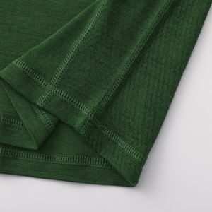 T-shirt <span class=keywords><strong>de</strong></span> sport à manches courtes en jersey tricoté uni, <span class=keywords><strong>laine</strong></span> mérinos <span class=keywords><strong>et</strong></span> maille respirante, coupe classique, écoresponsable, pour équipe <span class=keywords><strong>de</strong></span> randonnée - Product Image 6