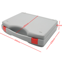 Vente en gros, mallette de rangement en plastique avec couleur personnalisée 330x272x82mm