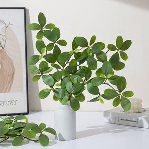 Planta Artificial Meng Jie de 30cm-100cm, Hojas de Seda y Plástico, Rama Decorativa para Decoración de Interiores del Hogar - Product Image 2