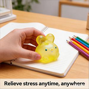 HY 2026 Nouveau Jouet Lapin Mignon à Presser Needoh, Jouet Anti-Stress à Rebond Lent - Product Image 5