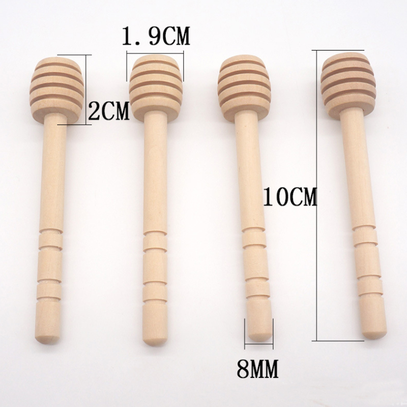 Дешевая деревянная медовая палочка с гравировкой