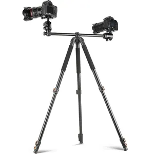 Q298H tripod camara 78.7 inç transversales ile panorramic topu kafa ile kamera tripodu yeni dijital tripod standı