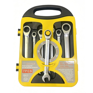 <span class=keywords><strong>Clé</strong></span> à cliquet combinée OEM personnalisable 6-32MM 72 dents avec finition miroir/mate, outils <span class=keywords><strong>de</strong></span> réparation universels, <span class=keywords><strong>clé</strong></span> à double extrémité ouverte/à douille - Product Image 4