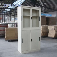 Armoire de classement métallique à portes coulissantes pour écoles, bibliothèques, bureaux, archives et stockage de documents – Fabrication chinoise