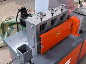 उच्च गुणवत्ता 2 - 5 मिमी वायर सीधे और कटिंग मशीन कारखाने ऑटो सीएनसी तार सर्वो मोटर के साथ - Product Image 2