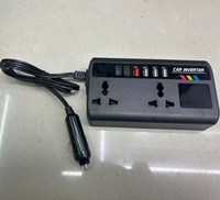 Convertisseur de courant pour voiture 12V/24V vers 220V avec ports de charge rapide, chargeur automobile portable, convertisseur de courant 3 ports USB, chargeur de voiture