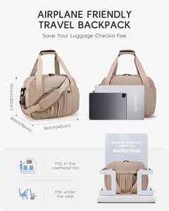 Sac de voyage léger, respirant, pliable, approuvé par les compagnies aériennes, avec fermeture éclair tendance - Product Image 5