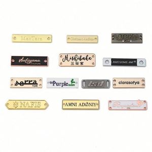 Étiquettes personnalisées écologiques pour vêtements, sacs, porte-clés, avec lettres pressées et placage sur mesure - Product Image 3