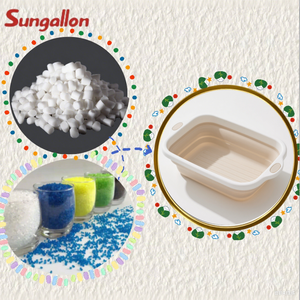 Dureté personnalisable de particules de TPE d'approvisionnement direct d'usine pour la représentation stable de moulage par injection dans les bassins se pliants - Product Image 1