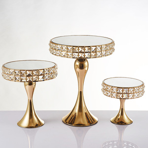 Juego <span class=keywords><strong>de</strong></span> 3 Piezas <span class=keywords><strong>de</strong></span> Metal Dorado y Acrílico <span class=keywords><strong>para</strong></span> Centros <span class=keywords><strong>de</strong></span> Mesa <span class=keywords><strong>de</strong></span> Boda, Soporte Alto <span class=keywords><strong>para</strong></span> Tartas, Soportes Redondos <span class=keywords><strong>para</strong></span> Tartas y <span class=keywords><strong>Flores</strong></span>, Tamaños <span class=keywords><strong>de</strong></span> 20/25/30 cm, Decoración - Product Image 3