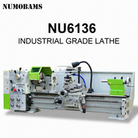Tour à métaux horizontal robuste NUMOBAMS NU6136, tour manuel universel