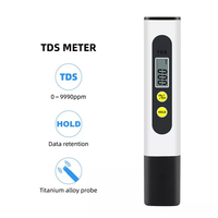 Testeur numérique de pureté de l'eau TDS avec écran LCD, design stylo, 0-9999 PPM, pour hydroponie et aquariums