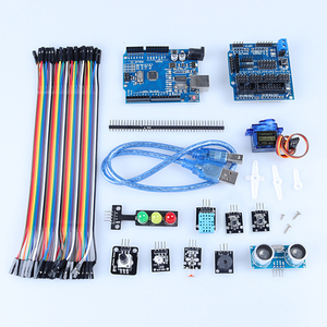 Tscinbuny Inleiding Tot Verkeerslichten Leren Kit Elektronische Componenten Diy Learning Kit Voor <span class=keywords><strong>Arduino</strong></span> - Product Image 1