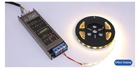 Alimentation électrique pour bande LED haute efficacité 60W/100W/150W/200W/300W/400W 12V 24V, transformateur basse tension, driver pour bande LED