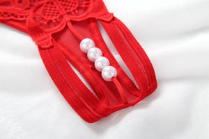 Venta al por mayor de ropa interior Sexy con bordado para mujer, Tanga transparente con perlas de tentación para mujer, Tanga transparente ultrafina con espalda <span class=keywords><strong>en</strong></span> T 0774 - Product Image 4