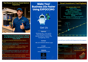 Barista robotisé intelligent et automatisé -EXPOCCINO Glass Eco-Friendly - Product Image 5