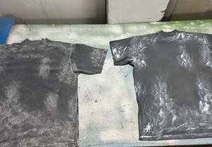 T-shirt personnalisé de lavage vintage de qualité supérieure pour hommes 280 Gsm 100% motif imprimé de coupe en tricot surdimensionné en coton - Product Image 4