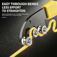 Enderezador de Cables, Rotación Flexible, Enderezador de Cables Resistente al Desgaste y Duradero, Herramienta de Mantenimiento y Decoración para Electricistas