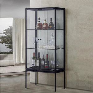 Nouveau meuble à vin de luxe en métal <span class=keywords><strong>2023</strong></span> avec portes doubles pour le rangement dans le salon, usage domestique haut de gamme - Product Image 2