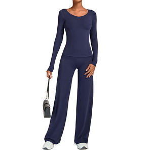 Thoáng Khí Trọng Lượng Nhẹ Cao Eo Yoga Phù Hợp Với 2 Mảnh Bộ Bốn Cách Căng Nhanh Chóng Làm Khô Cho Chạy - Product Image 5