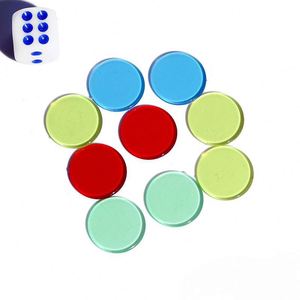 Jetons de poker ronds personnalisés en usine sans valeur nominale pour les jeux de casino, prise en charge de la personnalisation basée sur des designs fournis - Product Image 1