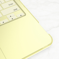Étui pour ordinateur portable MacBook Neo ultra fin, coque rigide transparente