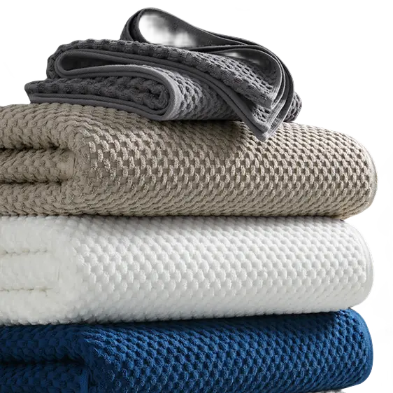 Meilleure vente serviette de haute qualité 100% coton jacquard serviette de bain rectangulaire avec léger pour hôtel et maison