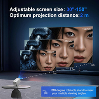 Proyector Z10 2026, Mini Proyector Portátil para Cine en Casa, Android WIFI 4K Full HD, Proyector para Videojuegos y Teléfonos Móviles, Proyector para Exteriores