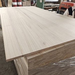 Planches de bois de <span class=keywords><strong>paulownia</strong></span> de couleur naturelle, solides, utilisées pour fabriquer des plateaux de table, des étagères à livres, des étagères de rangement et des armoires. - Product Image 3